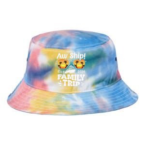 Aw Ship ItS A Family Trip 2024 Family Cruise Squad Matching Tie Dye Newport Bucket Hat