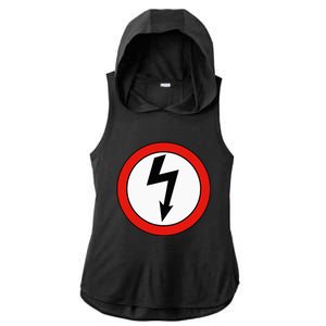 Antichrist Superstar Industrial Industrial Rock Band Ladies PosiCharge Tri-Blend Wicking Draft Hoodie Tank