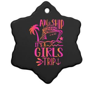 Aw Ship! ItS A Trip Cruise Vacation 2024 Gift Ceramic Star Ornament