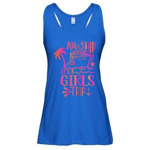 Aw Ship! ItS A Trip Cruise Vacation 2024 Gift Ladies Essential Flowy Tank