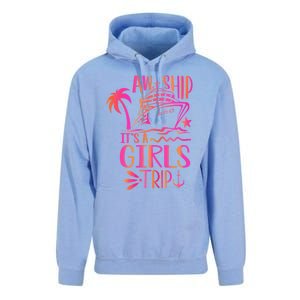 Aw Ship! ItS A Trip Cruise Vacation 2024 Gift Unisex Surf Hoodie