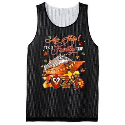 Aw Ship ItS A Thanksgiving Trip Family Matching Cruise Trip Mesh Reversible Basketball Jersey Tank