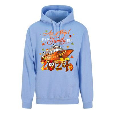 Aw Ship ItS A Thanksgiving Trip Family Matching Cruise Trip Unisex Surf Hoodie