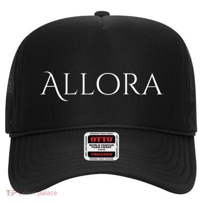 Allora So In Italian High Crown Mesh Back Trucker Hat