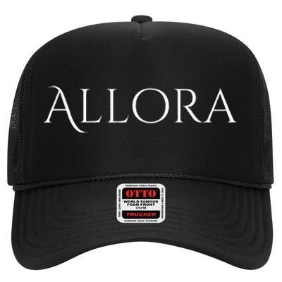 Allora So In Italian High Crown Mesh Back Trucker Hat