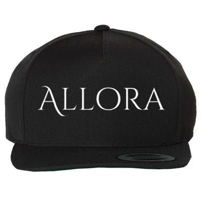 Allora So In Italian Wool Snapback Cap