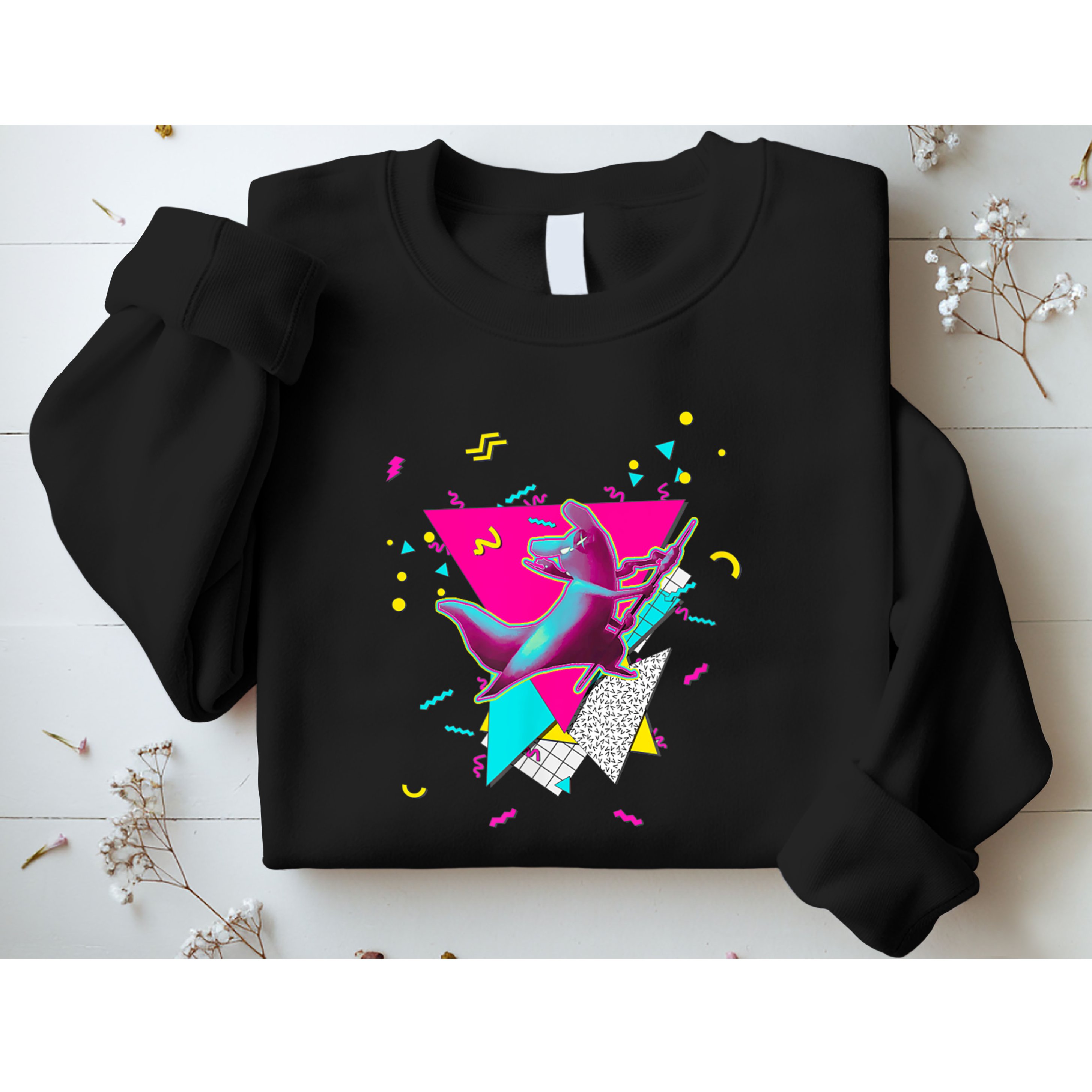 Artificer Slugcat Indie Game Rain World 90s Graphic Design Sweatshirt
