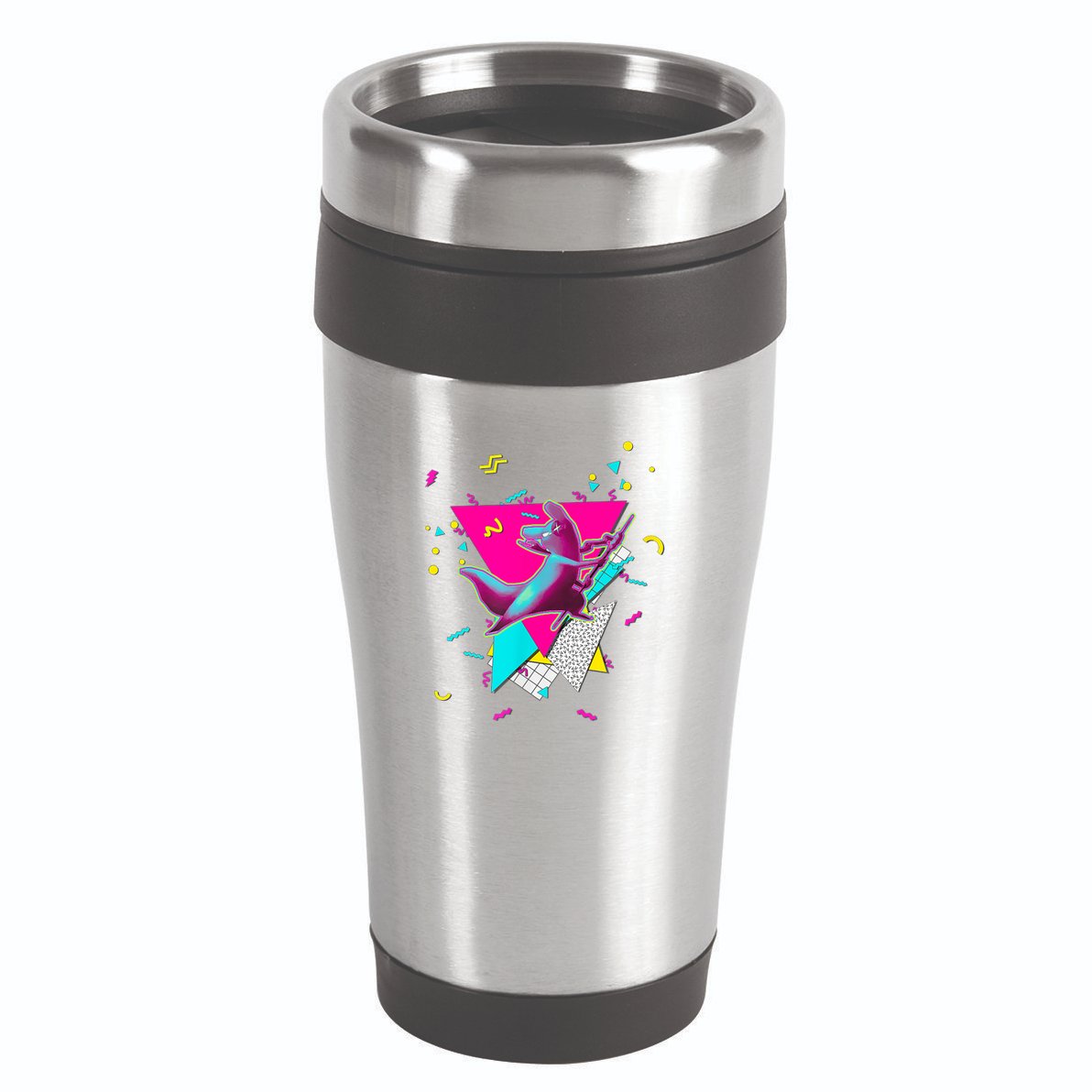 Artificer Slugcat Indie Game Rain World 90s Graphic Design 16oz Travel Tumbler