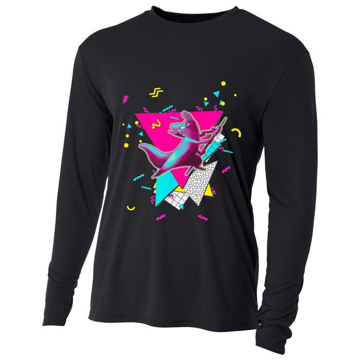 Artificer Slugcat Indie Game Rain World 90s Graphic Design Cooling Performance Long Sleeve Crew
