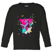 Artificer Slugcat Indie Game Rain World 90s Graphic Design Toddler Long Sleeve Shirt