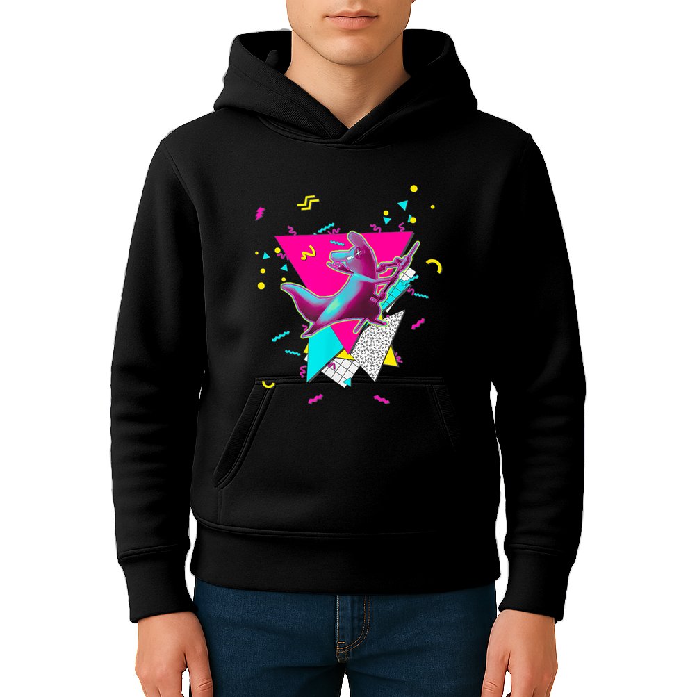 Artificer Slugcat Indie Game Rain World 90s Graphic Design Kids Hoodie