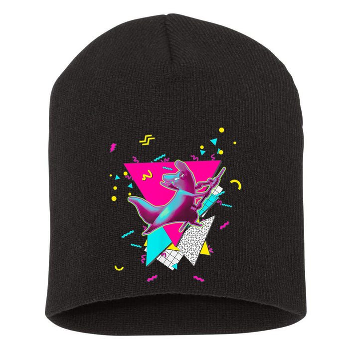 Artificer Slugcat Indie Game Rain World 90s Graphic Design Short Acrylic Beanie