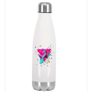 Artificer Slugcat Indie Game Rain World 90s Graphic Design Stainless Steel Insulated Water Bottle