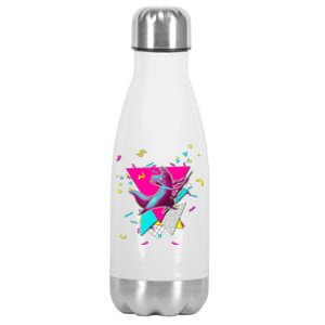 Artificer Slugcat Indie Game Rain World 90s Graphic Design Stainless Steel Insulated Water Bottle