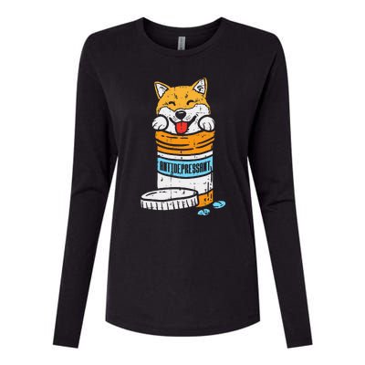 Antidepressant Shiba Inu Akita Japanese Dog Doge Meme Gift Womens Cotton Relaxed Long Sleeve T-Shirt