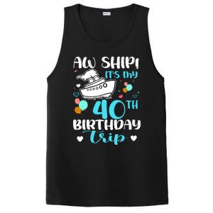 Aw Ship! ItS My 40th Birthday Trip Cruise Vacation Cruising PosiCharge Competitor Tank