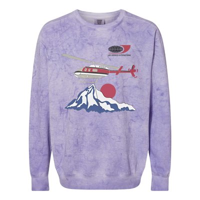 Air Services International For Women Colorblast Crewneck Sweatshirt