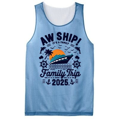 Aw Ship ItS An Anniversary Trip 2025 Couple Matching Cruise Mesh Reversible Basketball Jersey Tank