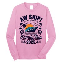 Aw Ship ItS An Anniversary Trip 2025 Couple Matching Cruise Long Sleeve Shirt