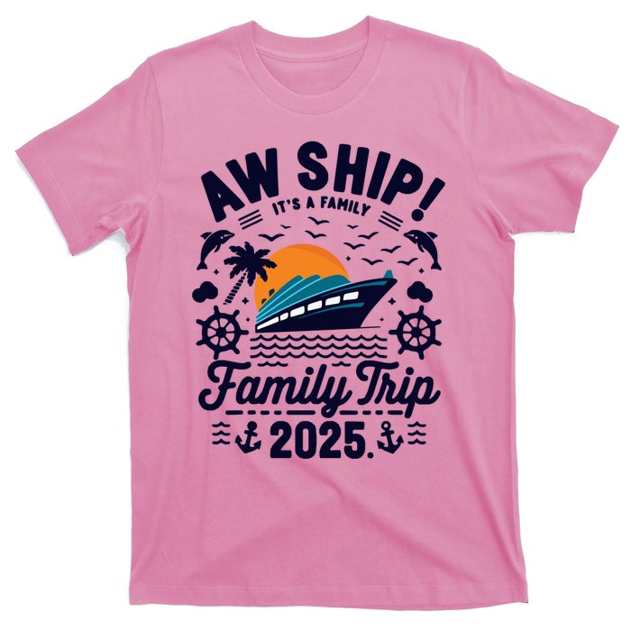 Aw Ship ItS An Anniversary Trip 2025 Couple Matching Cruise T-Shirt