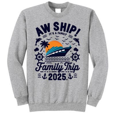 Aw Ship ItS An Anniversary Trip 2025 Couple Matching Cruise Sweatshirt