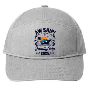 Aw Ship ItS An Anniversary Trip 2025 Couple Matching Cruise 7-Panel Snapback Hat