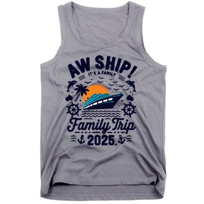 Aw Ship ItS An Anniversary Trip 2025 Couple Matching Cruise Tank Top