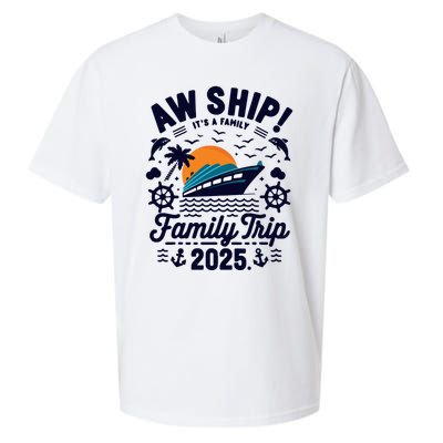 Aw Ship ItS An Anniversary Trip 2025 Couple Matching Cruise Sueded Cloud Jersey T-Shirt