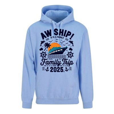 Aw Ship ItS An Anniversary Trip 2025 Couple Matching Cruise Unisex Surf Hoodie