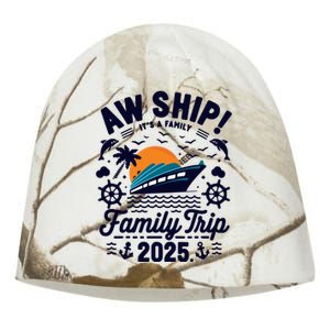 Aw Ship ItS An Anniversary Trip 2025 Couple Matching Cruise Kati - Camo Knit Beanie