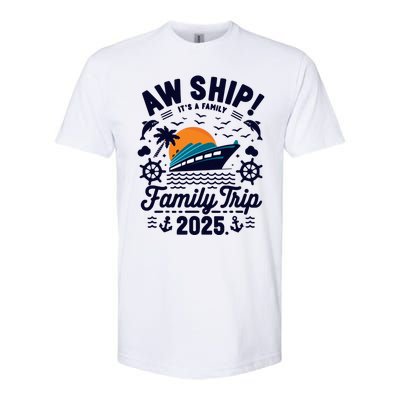 Aw Ship ItS An Anniversary Trip 2025 Couple Matching Cruise Softstyle CVC T-Shirt