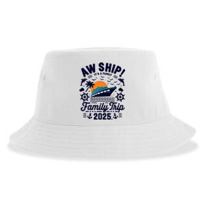 Aw Ship ItS An Anniversary Trip 2025 Couple Matching Cruise Sustainable Bucket Hat