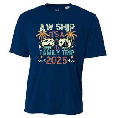 Aw Ship ItS Family Trip 2025 Cruise Vacation Cruising Ship Cooling Performance Crew T-Shirt