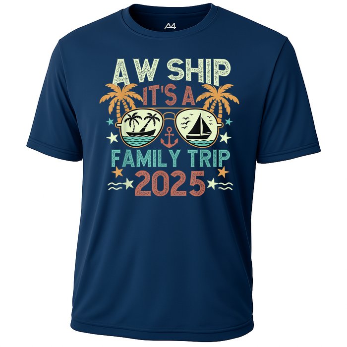 Aw Ship ItS Family Trip 2025 Cruise Vacation Cruising Ship Cooling Performance Crew T-Shirt