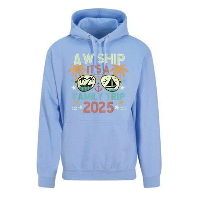 Aw Ship ItS Family Trip 2025 Cruise Vacation Cruising Ship Unisex Surf Hoodie