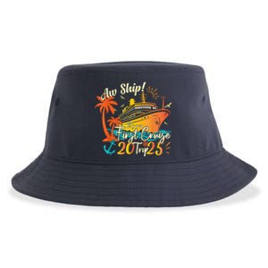 Aw Ship Its My First Cruise Trip 2025 First Cruise 2025 Sustainable Bucket Hat