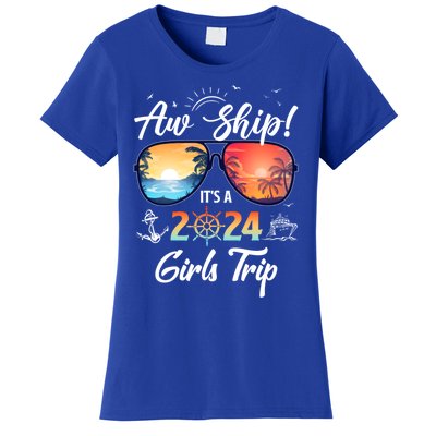 Aw Ship ItS A 2024 Trip Cruising Vacation Gift Women's T-Shirt