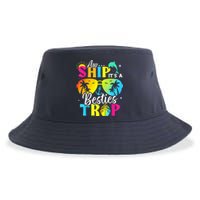 Aw Ship It’S A Besties Trip 2025 Friends Vacay Cruise 2025 Sustainable Bucket Hat