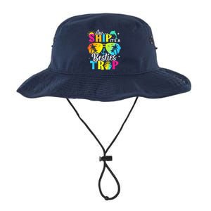 Aw Ship It’S A Besties Trip 2025 Friends Vacay Cruise 2025 Legacy Cool Fit Booney Bucket Hat