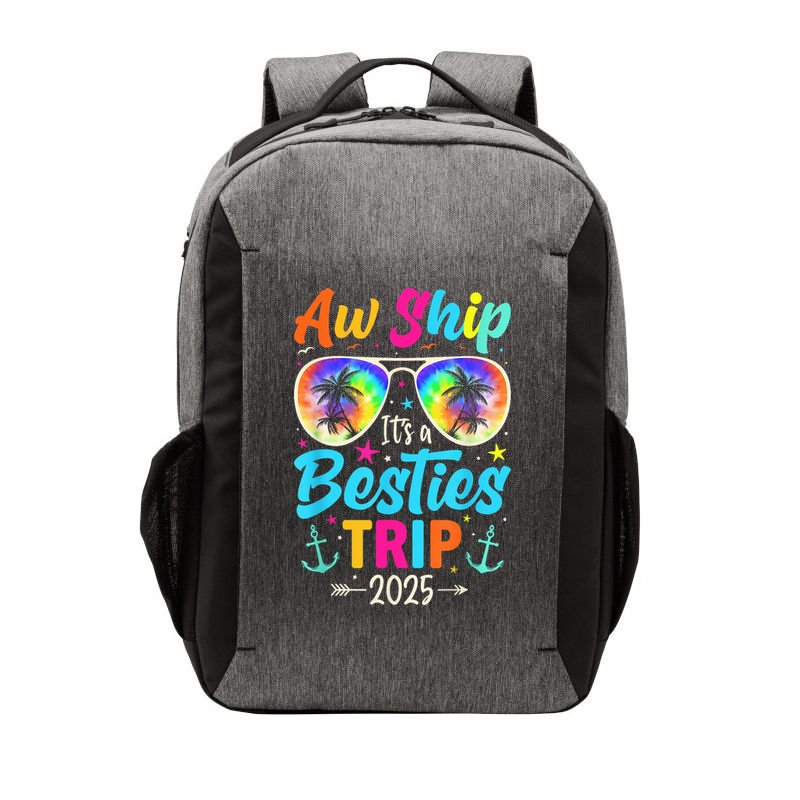 Aw Ship It’S A Besties Trip 2025 Friends Vacay Cruise 2025 Vector Backpack