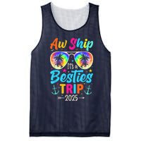 Aw Ship It’S A Besties Trip 2025 Friends Vacay Cruise 2025 Mesh Reversible Basketball Jersey Tank