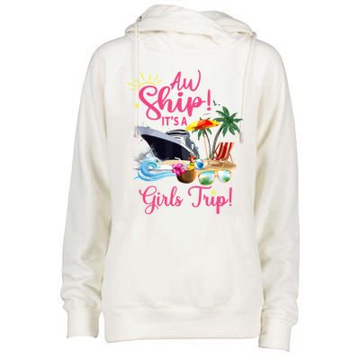 Aw Ship ItS A Trip Meaningful Gift Womens Funnel Neck Pullover Hood