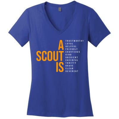 A Scout Is Women's V-Neck T-Shirt