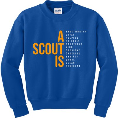 A Scout Is Kids Sweatshirt