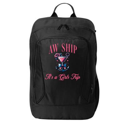 Aw Ship ItS A Trip Cruise Trip Oh Sip Coastal Gift City Backpack