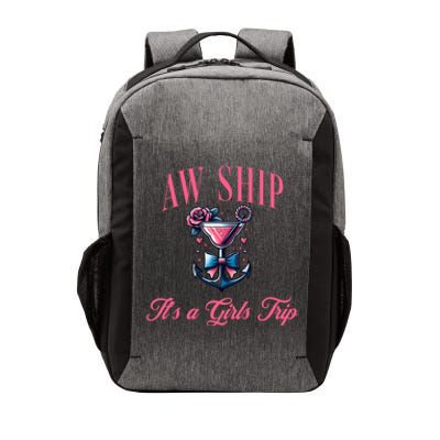 Aw Ship ItS A Trip Cruise Trip Oh Sip Coastal Gift Vector Backpack