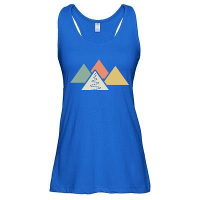 Apres Ski Ice Skiing Winter Sport Downhill Snow Lover Gift Ladies Essential Flowy Tank