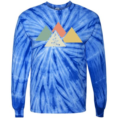 Apres Ski Ice Skiing Winter Sport Downhill Snow Lover Gift Tie-Dye Long Sleeve Shirt