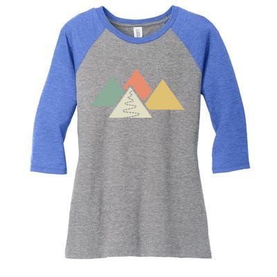 Apres Ski Ice Skiing Winter Sport Downhill Snow Lover Gift Women's Tri-Blend 3/4-Sleeve Raglan Shirt