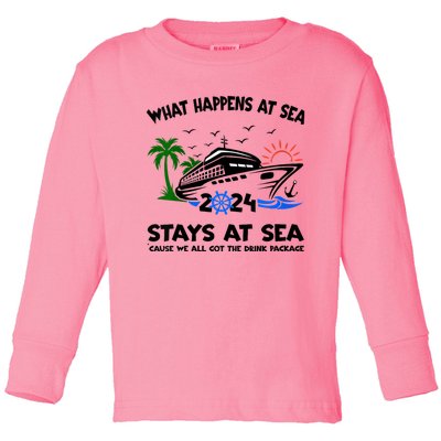 Aw Ship Its A Family Trip And Friends Group Cruise 2024 Toddler Long Sleeve Shirt